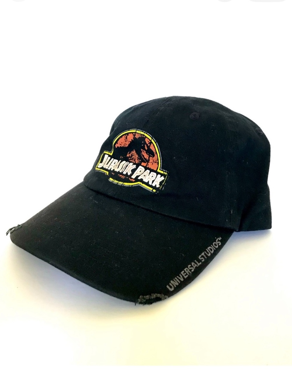 Jurassic Park Black Logo Baseball Cap